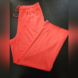 NWT - Silverwear Cotton Knit Coral Capri Lounge Pants - Size XL